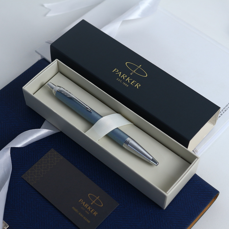 Bút Bi Parker IM PRM X-Blue Grey CT GB-2143645 3 bút bi Parker IM PRM X-Blue Grey CT GB-2143645