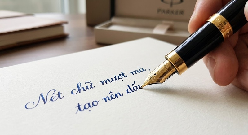 Bút Ký Có Giúp Chữ Đẹp Hơn Không? Sự Thật Về Nét Chữ Hoàn Hảo 2 bút ký cao cấp tối ưu hóa sự mượt mà của ngòi và hệ thống dẫn mực, giúp nét chữ luôn sắc nét và liền mạch