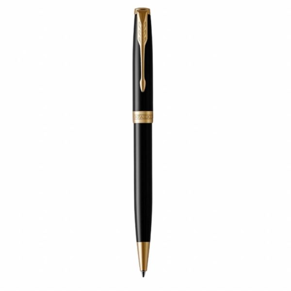 Bút Bi Parker Sonnet Black Lacquer GT Ballpoint Pen 1931497