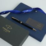 Bút Bi Parker Sonnet Black Lacquer GT Ballpoint Pen 1931497