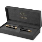 Bút Bi Parker Sonnet Black Lacquer GT Ballpoint Pen 1931497 - Ảnh 3