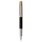 Bút Máy Parker Sonnet Metal Black GT 18k GB-2119784 - Mạ vàng 18K