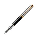 Bút Máy Parker Sonnet Metal Black GT 18k GB-2119784 - Mạ vàng 18K - Ảnh 2