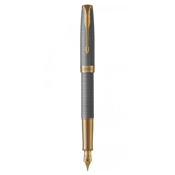Bút Máy Parker Sonnet STR Silver GT 18K GB-1931490