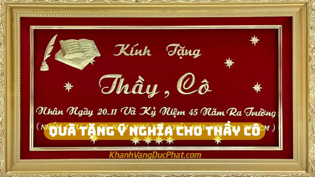 quà tặng ý nghĩa cho thầy cô