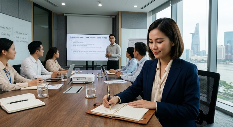 sự chỉn chu từ những vật dụng nhỏ nhất như chiếc bút ký sẽ giúp người mới đi làm ghi điểm tuyệt đối trong mắt ban lãnh đạo