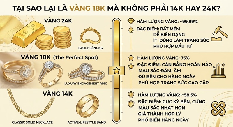 Giải Mã Ngòi Vàng 18K Nguyên Khối Của Parker: Kiệt Tác Chế Tác Điểm Xuyết Lên Sự Hoàn Mỹ 2 tại sao lại là vàng 18k mà không phải 14k hay 24k