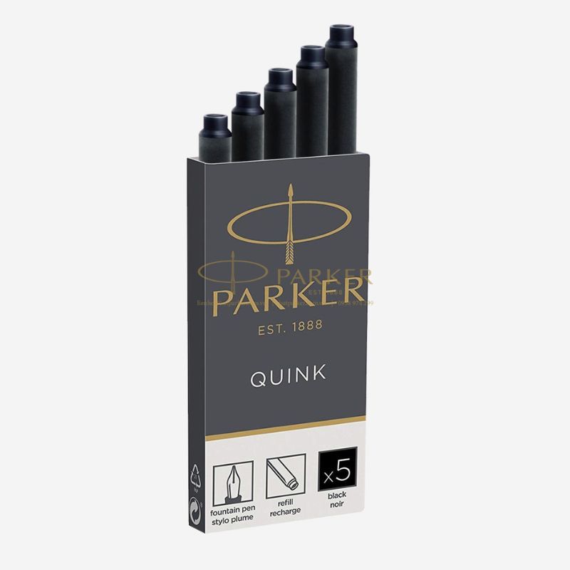 Ống Mực Parker Đen Vỉ 5-1950402 (3501179504025) - butparker.com.vn