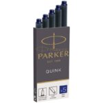 Ống Mực Parker Xanh Vỉ 5-1950403 (3501179504032) - Butparker.com.vn
