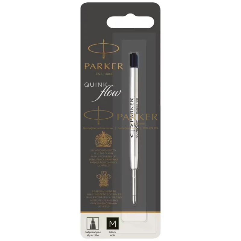 Ruột Bút Bi PARKER Đen M BL1-1950369 (3501179503691) - Butparker.com.vn